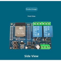 WROOM-32E Board Dual WiFi Relay Two Independent Channels Supports DC Up To 30V