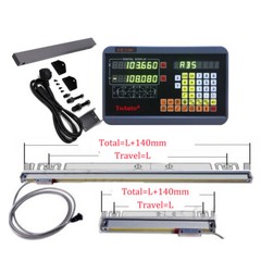 3Axis DRO Digital Readout 6”&12”&22” 3pcs TTL Linear Glass Scale Sensor Kit
