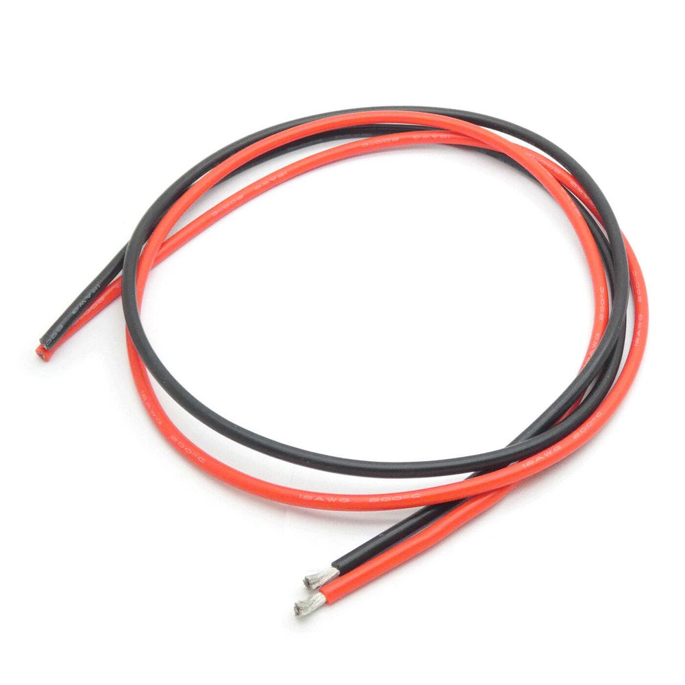 6ft Flexible Silicone Copper Wire 12AWG High Strand Count Tinned Cable