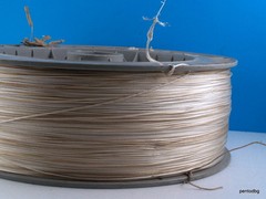 10m 1X0.09mm2 28 AWG SILVER PLATED SHIELDED TEFLON CABLE ET2807 ST1 HABIA