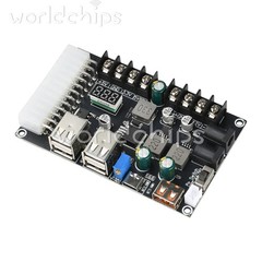 20/24Pin ATX Power Adapter Board Desktop Chassis ATX Power Supply Breakout Board