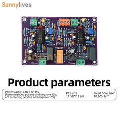 DC12-15V Positive&Negative Power Supply Professional VU Meter Head Driver Board