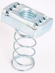 B-Line N223-ZN, Zinc Electroplated, Steel, Channel Nut with Spring, 1pc