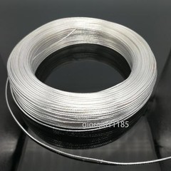 40 Feet 22 AWG High Temperature Polytetrafluoroethylene PTFE Silver Plated Wire