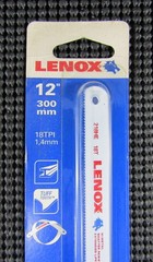 LENOX 20154-218HE 12″ BI-METAL SHATTER RESISTANT 18TPI HACKSAW BLADE – NEW