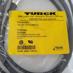 *NEW SEALED* Turck PKG 3M-2-RS 4T/S90/S771 Automation Cable UX13568 + Warranty!