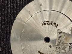 Tinius Olsen 02001188 Weight Stainless Steel 9,900 Gram 6″ Diameter Silver
