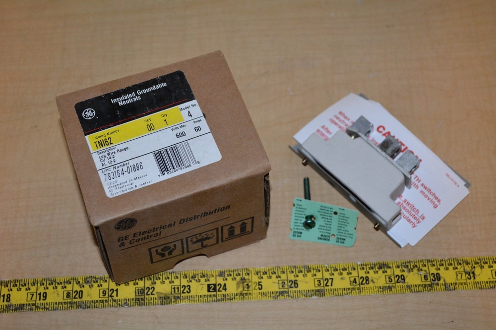 GE Insulated Groundable Neutral TN162 60 amp 600 VAC