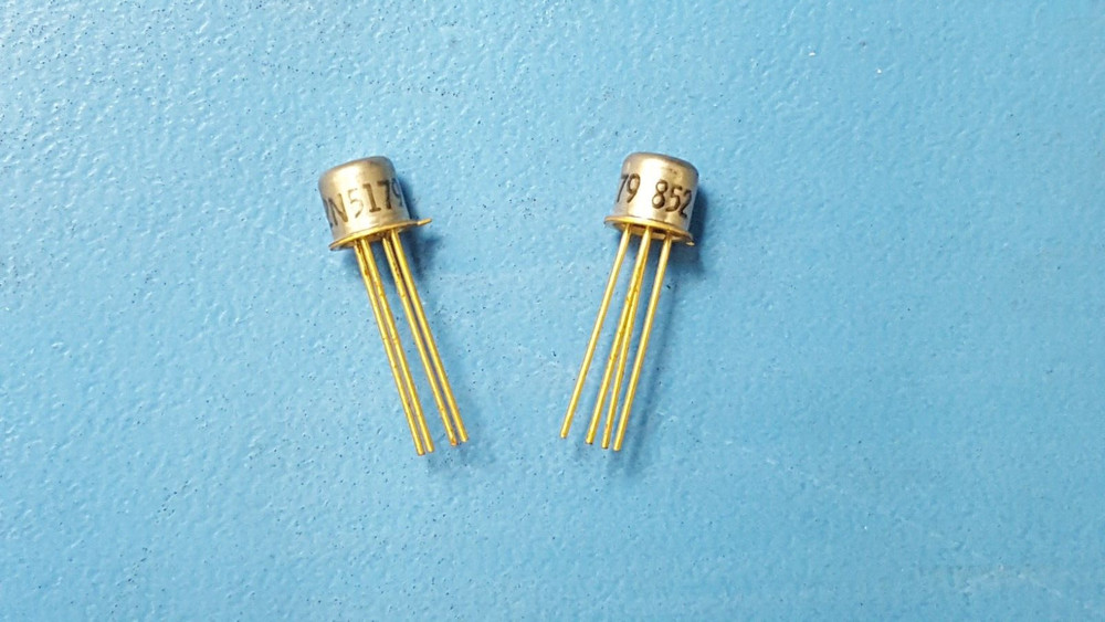 (2PCS)RF Transistor , 2N5179, MOTOROLA , NPN, 12V, 50mA, 200MHz, 300mW