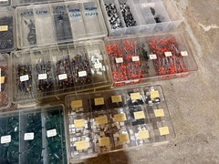 Lot of Assorted Electrical Components Parts Capacitors Transistors Resistors