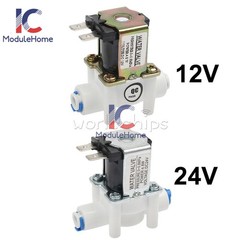 DC12V 24V 1/4 ” NC Electric Solenoid Valve Magnetic Water Air Inlet Flow Switch