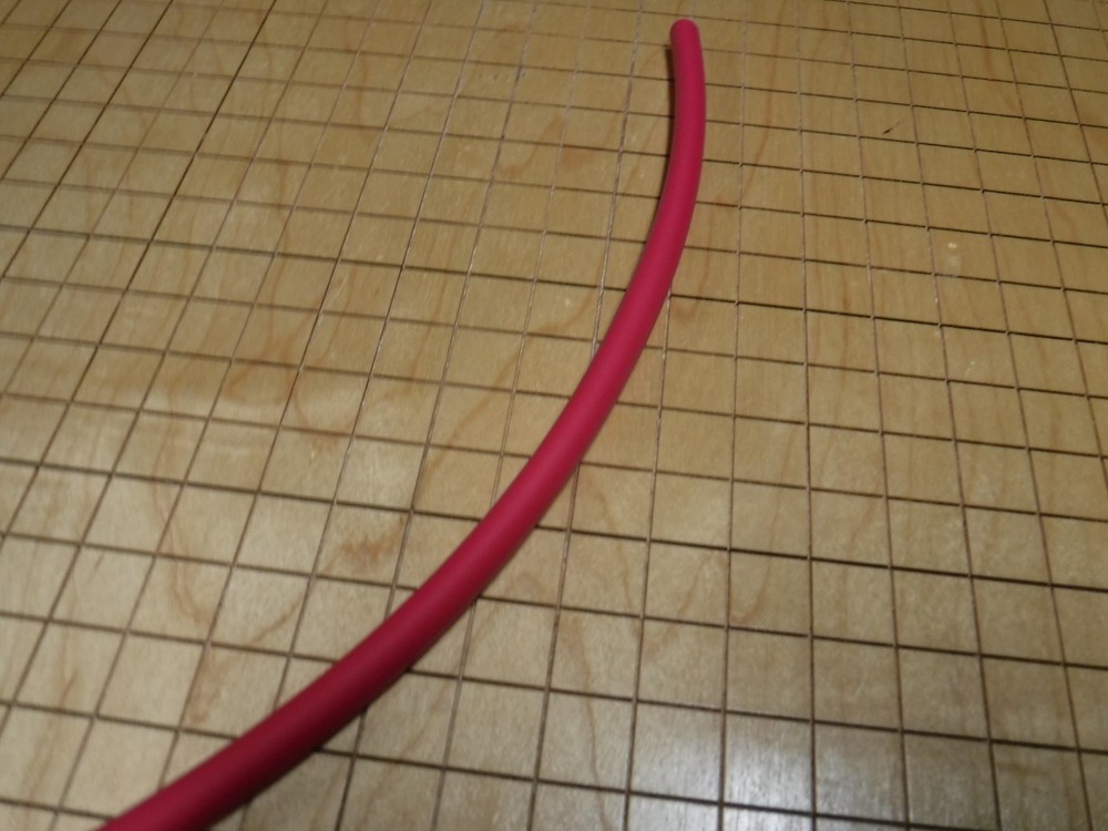 1/4″ RED HEAT SHRINK TUBING 4′ FREE SHIPPING