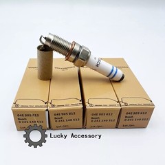 Set of 4 Pcs for Bosch New Spark plugs 8180 04E905612 For A3 VW Jetta 1.4L