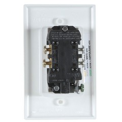 Rapid Link Power Recessed Power Outlet Kit White