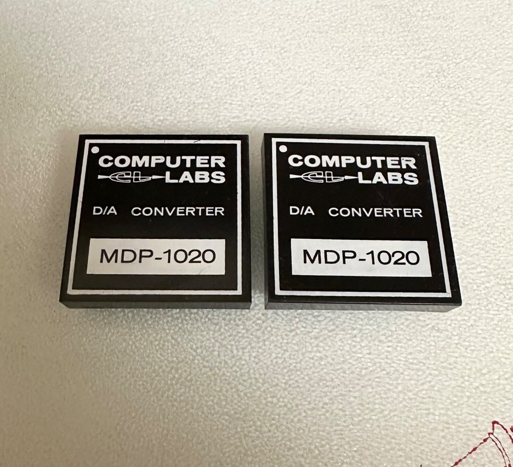 QTY. 2 VINTAGE COMPUTER LABS D/A CONVERTER MDP-1020