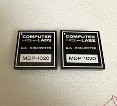QTY. 2 VINTAGE COMPUTER LABS D/A CONVERTER MDP-1020