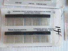 Mix Lot of Texas Instruments Integrated Circuit Sockets Connectors B44