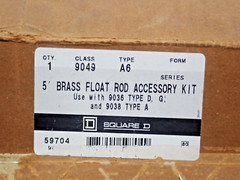 New Square D 9049A6 5′ Brass Float Rod Accessory Kit use W/9036-9038