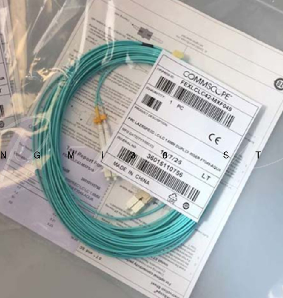 1PC NEW LC Multimode OM3 Fiber Optic Cable Dual Core Pigtail Patchcord 2105027-2