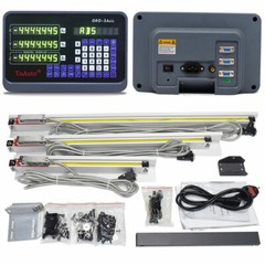2/3 Axis DRO + Linear Scales Digital Readout full Kit for Milling Lathe ,US