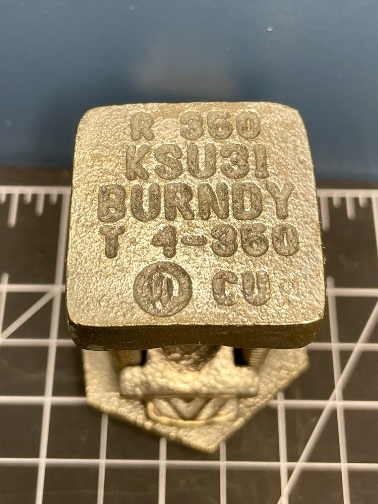 Burndy KSU31 SERVIT Split-Bolt Connector *NOS* 4 AWG-350 Kcmil Tin-plated Copper