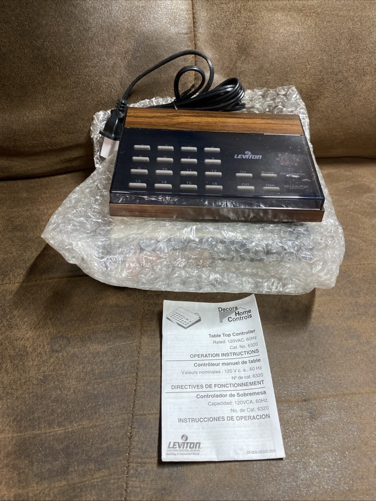 NEW Leviton 6320 Manual Tabletop Executive Controller 120V B8