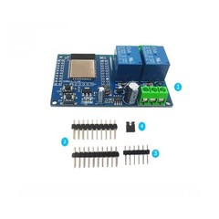 WROOM-32E Board Dual WiFi Relay Two Independent Channels Supports DC Up To 30V