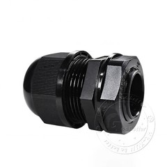 IP68 Waterproof White / Black Cable Gland Compression Glands M8-M72 / PG7-PG63
