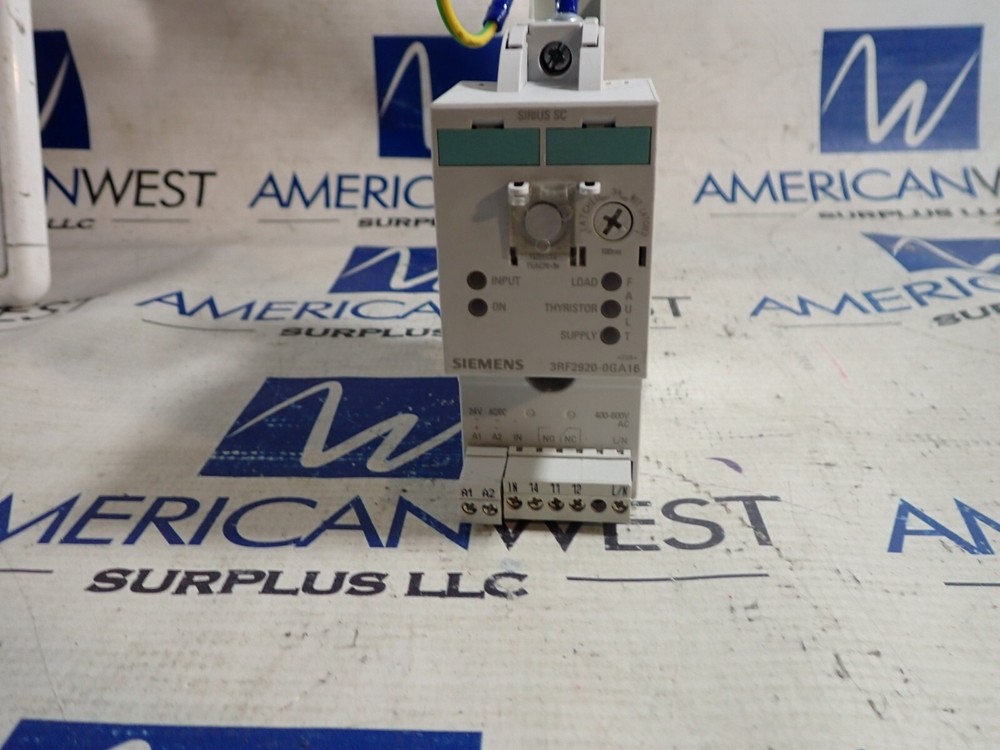Siemens 3RF2920-0GA16 Sirius SC monitoring module Din rail