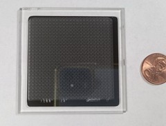 Rare Vintage Signetics Glass IC Mask Plate 2.5”X2.5” Silicon Wafer Mask Historic