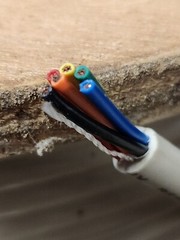 LORCOM 18 AWG – Stranded 6 Conductor – 300V , UL2464, UV RESISTANT, 25 FEET !