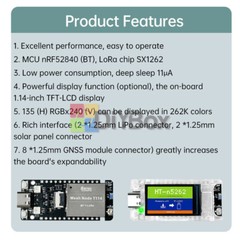 HelTec Node T114 LoRaWAN LoRa nRF52840 SX1262 Meshtastic Tracker – 868MHz Type-C