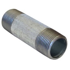 Beck 0331214205 Pipe, Steel, 3/8 In, Npt X Npt, 2 Ft