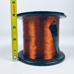 Vintage Phelps Dodge Copper Products INCA 40 AWG .0031 Wire Spool Heavy Sodereze