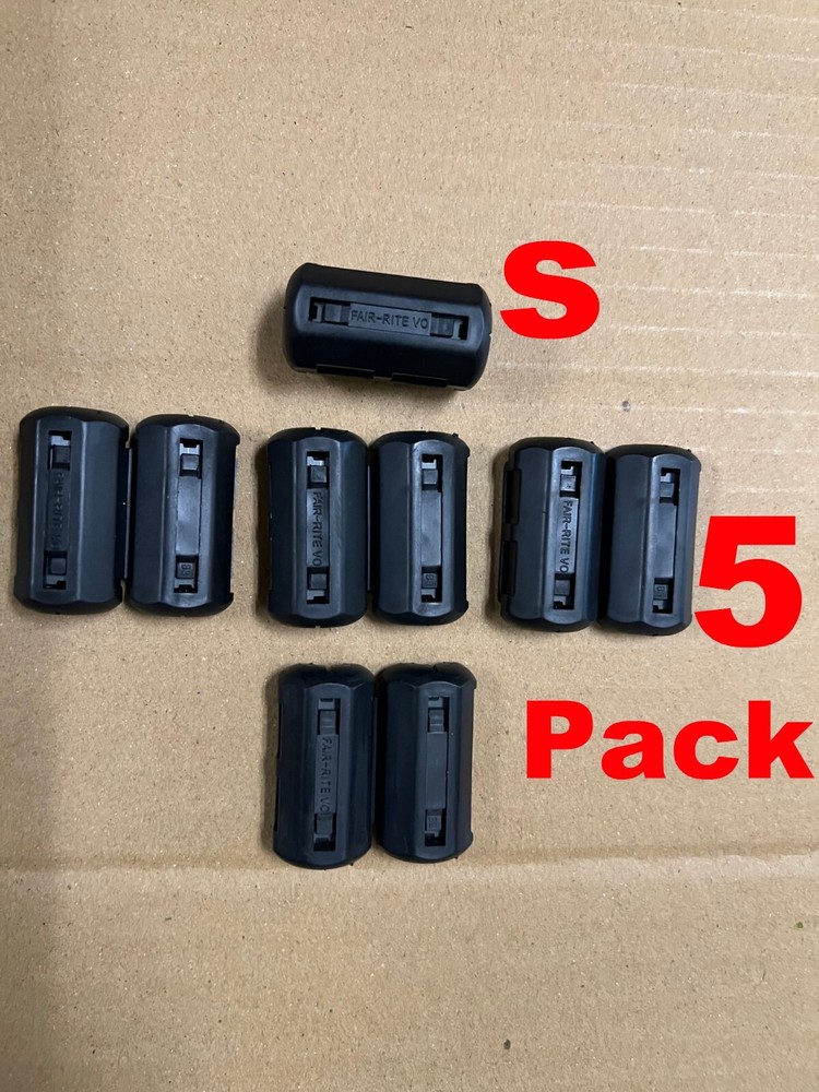 QT: 5x Genuine Fair-Rite Split Core Ferrites 310 ohm 6.60mm 0431164281 SMALL
