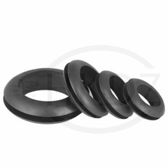 Open Wiring Grommets Rubber Black Open Grommet Cable Hole Electrical 3mm – 80mm