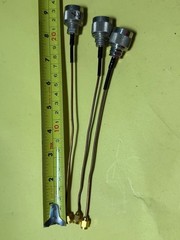 RF Copper Tube Semi Rigid SMA Male to N Male 22/23cm Test Cable Rohde & Schwarz