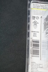Cooper Wiring OS306U-W-K Single Pole And 3-Way Occupancy Vacancy Sensor- White