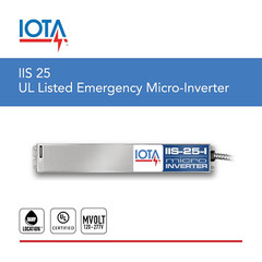 IIS 25 I M5 Emergency Inverter, 25W Output, Interruptable