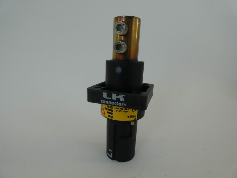 LK Connectors L1 Black Power Link Connector, 600V, 400A