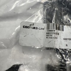 (QTY 1) Cooper B-Line Series Runway Stand-Off Hardware SB227E6FB Flat Black