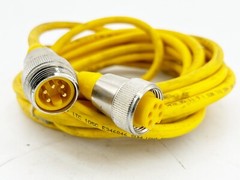 Turck RSM RKM 50-5M Double Ended Cordset 7.8″ 5x18AWG 600V U2282