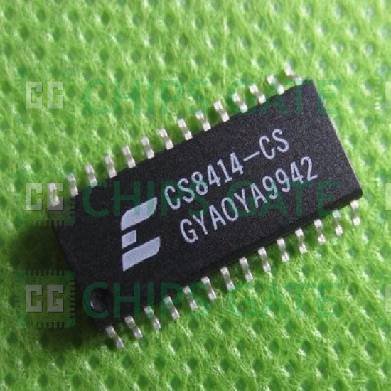 3PCS AUDIO INTERFACE RECEIVER CIRRUS LOGIC SOP-28 CS8414-CS CS8414CS CS8414-CSR
