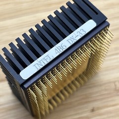 Intel 486 DX 33MHZ with Heat Sink A80486DX-33 i486 CPU Processor Vintage Rare