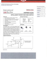 Infineon AUIPS6011 TO-220 package in tubes of 50 with certificate of compliance