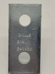 18 Pk EATON B-Line B248ZN Electroplated Zinc Open Angle 45° Angular Fitting