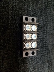 Lot of 100 MOLEX BEAU 15 Amp Double Row Terminal Barrier Strip Block 3 Position