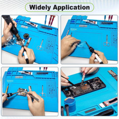 ESD ANTI STATIC MAT MAGNETIC FOR ELECTRICAL REPAIR SOLDER OPENING TOOL KIT PAD