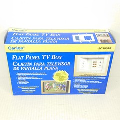 New Carlon Flat Panel TV Electrical Box SC300PR Free Shipping!