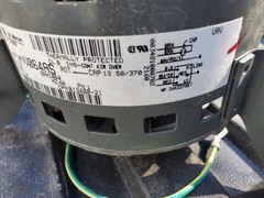 5KCP39FG 1/3 hp 115v 5.10a 1050 Rpm PH1 Blower Motor Hvac CONT air over Bracket